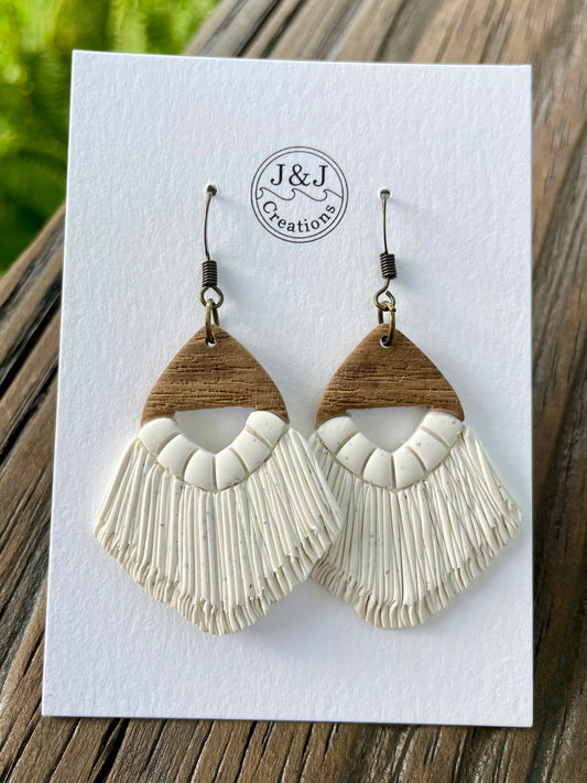 Faux macrame Natural