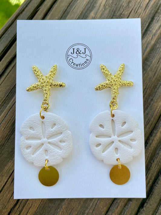 Sand Dollar Gold Tone