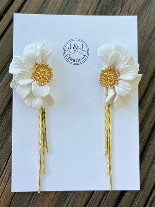 White with Gold Tone (worn with or without chains)