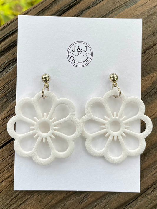 White with Silver Tone