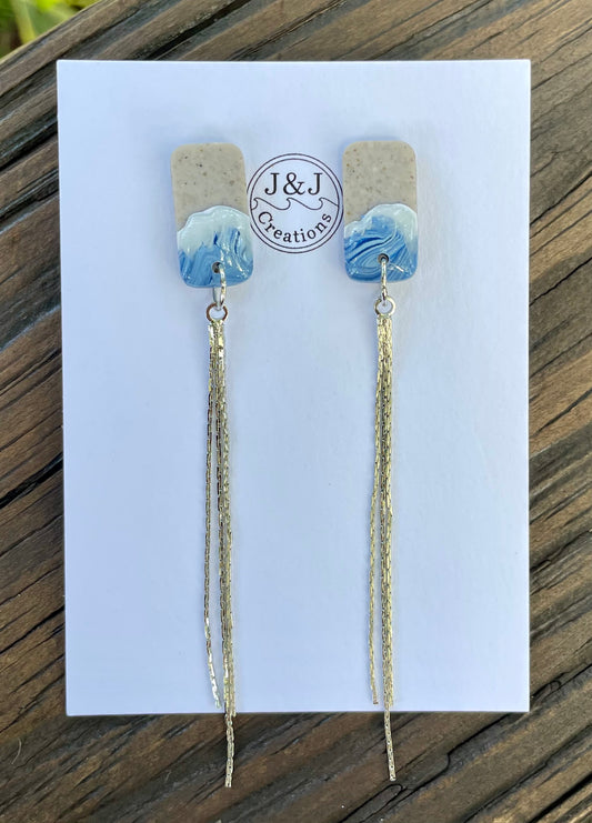 Wave with Silver Tone