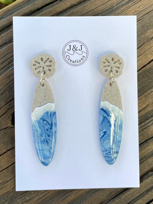 Wave with Silver Tone