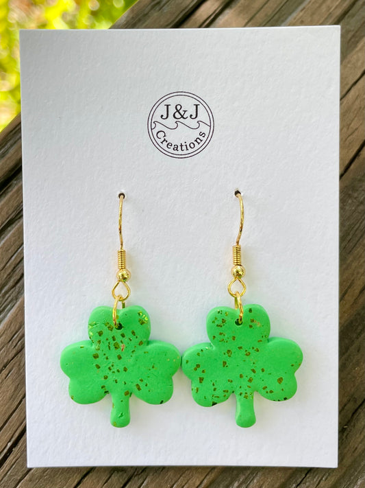 Shamrock with Gold Tone