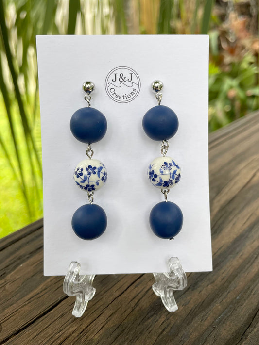 Hand Rolled Beads (Silver Tone)