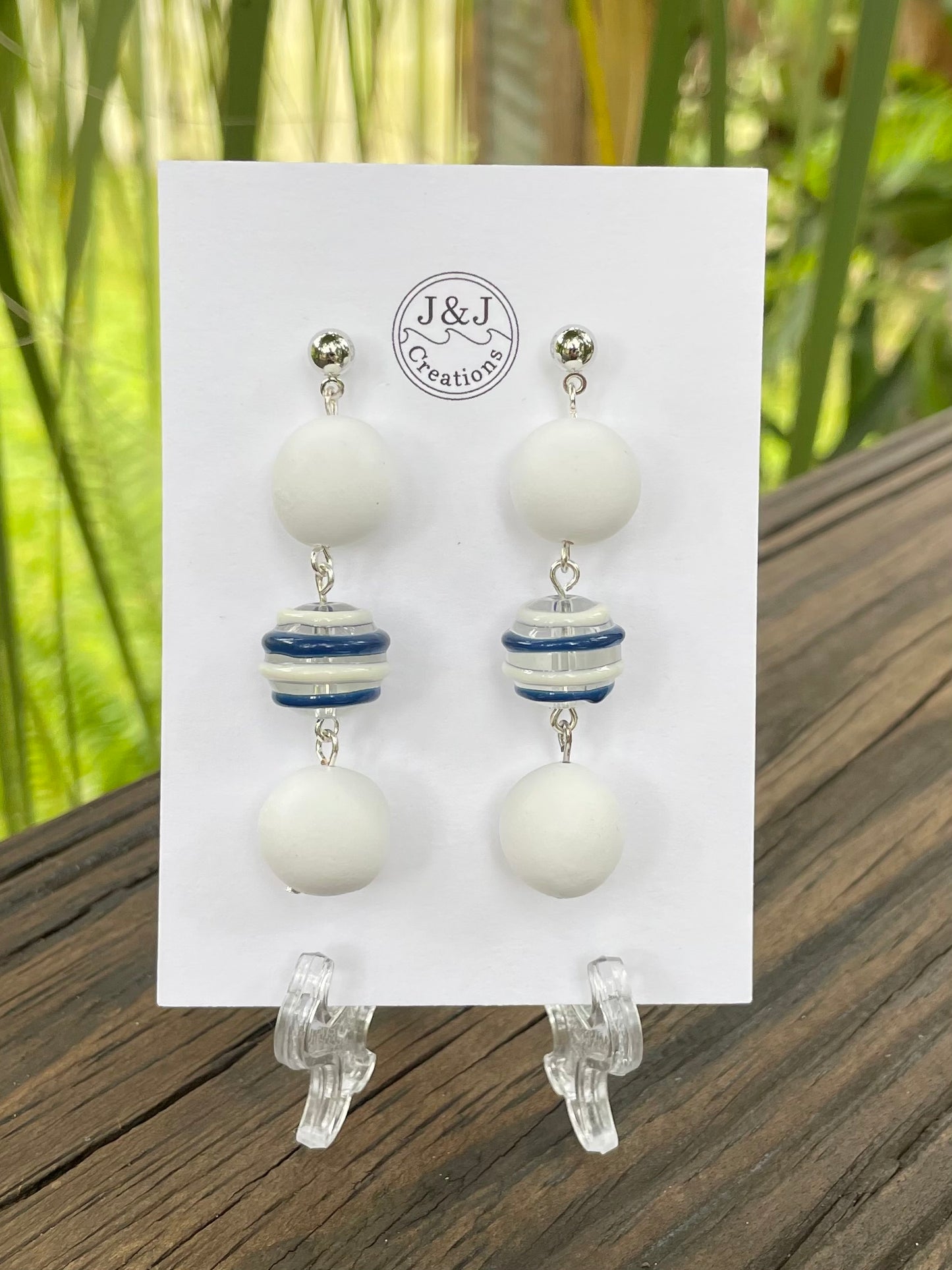 Hand Rolled Beads (Silver Tone)