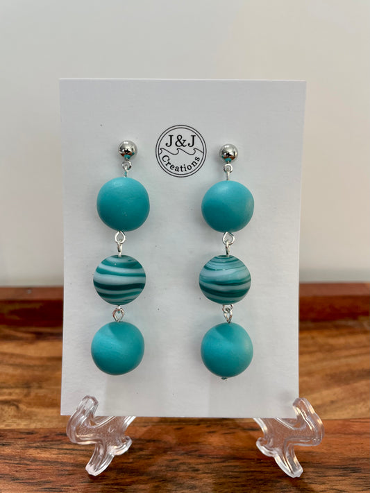 Hand Rolled Beads (Silver Tone)