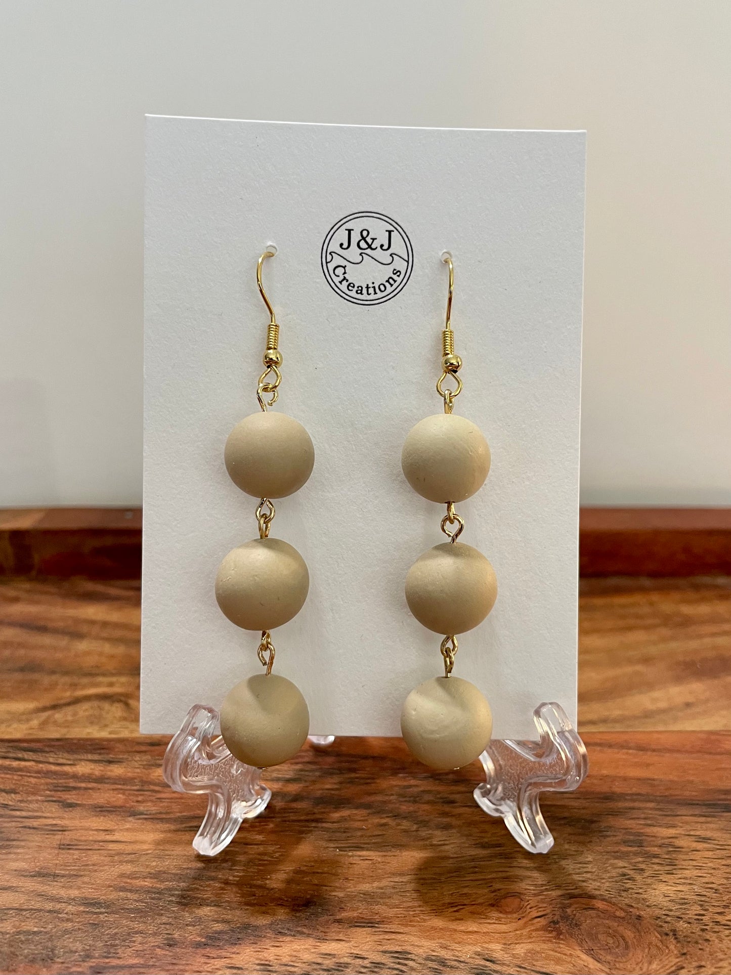 Hand Rolled Beads (Gold Tone)