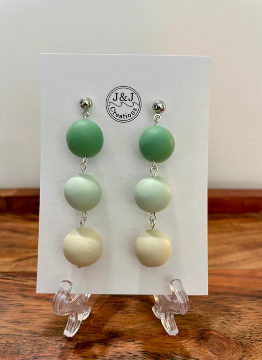 Hand Rolled Beads (silver tone)