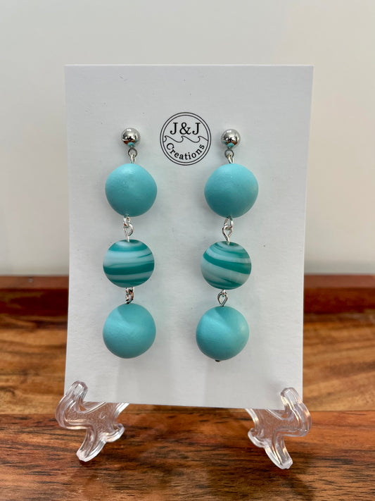 Hand Rolled Beads (Silver Tone)