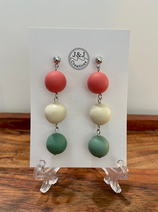 Hand Rolled Beads (Silver Tone)