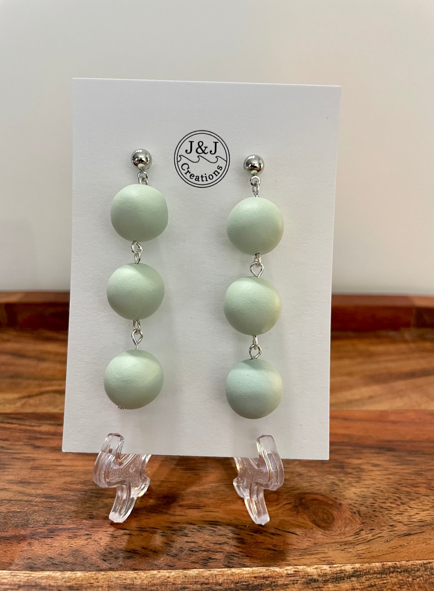 Hand Rolled Beads (silver tone)